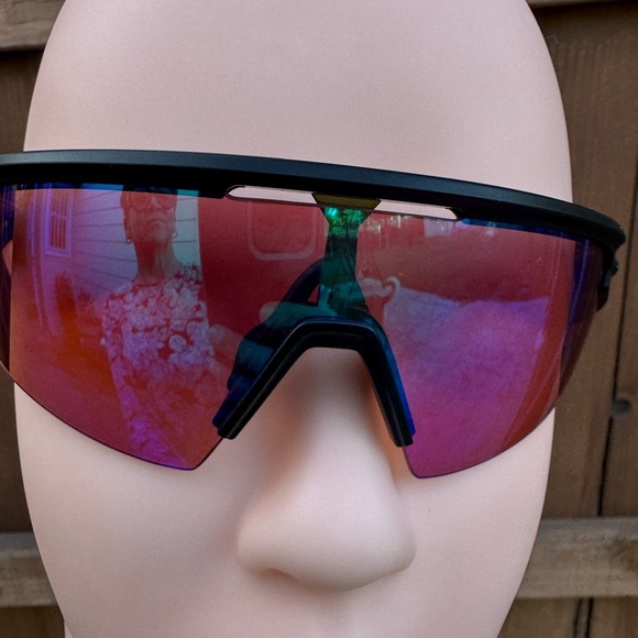 Oakley Black and Red Men's Sunglasses - Picture 1 of 9